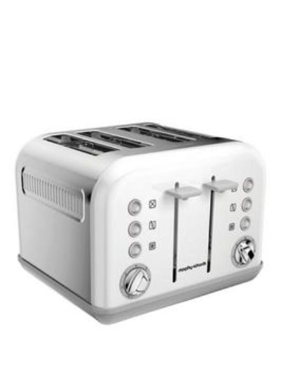 Morphy Richards Accents 4 Slice Toaster - Cream Morphy Richards Accents 4 Slice Toaster - Cream
